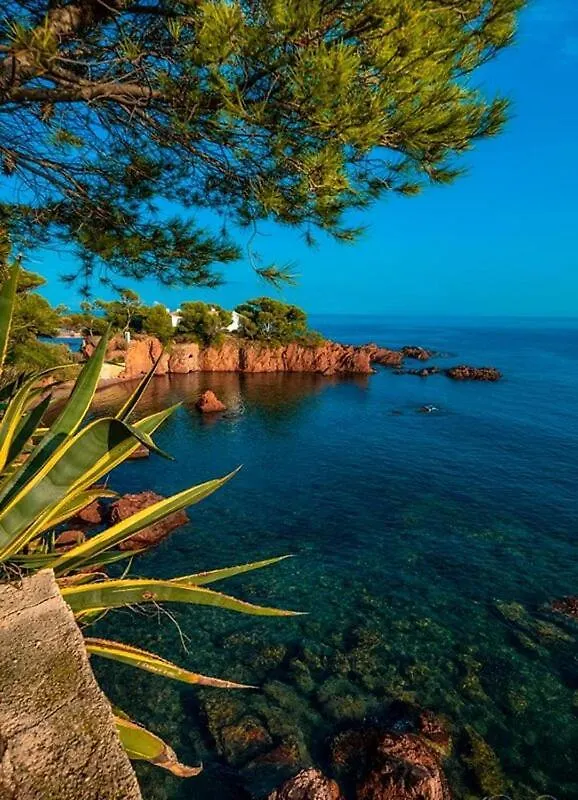 شقة Dans Un Cadre D'Exception, Vue Mer Panoramique A Agay Cote D'Azur, Village Vacances Cap Esterel, T2 Avec Jardin, Golf, Climatisation, Wifi, 5 Piscines Saint-Raphaël فرنسا
