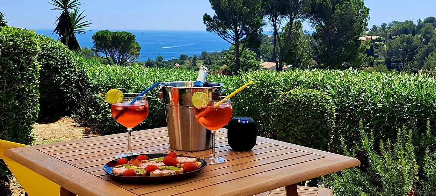 Dans Un Cadre D'Exception, Vue Mer Panoramique A Agay Cote D'Azur, Village Vacances Cap Esterel, T2 Avec Jardin, Golf, Climatisation, Wifi, 5 Piscines Saint-Raphaël